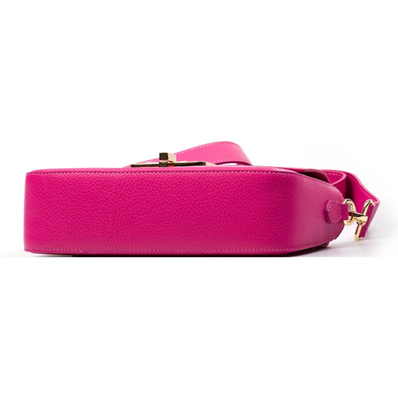 Blaire Kožená crossbody kabelka Nerys fuchsiová