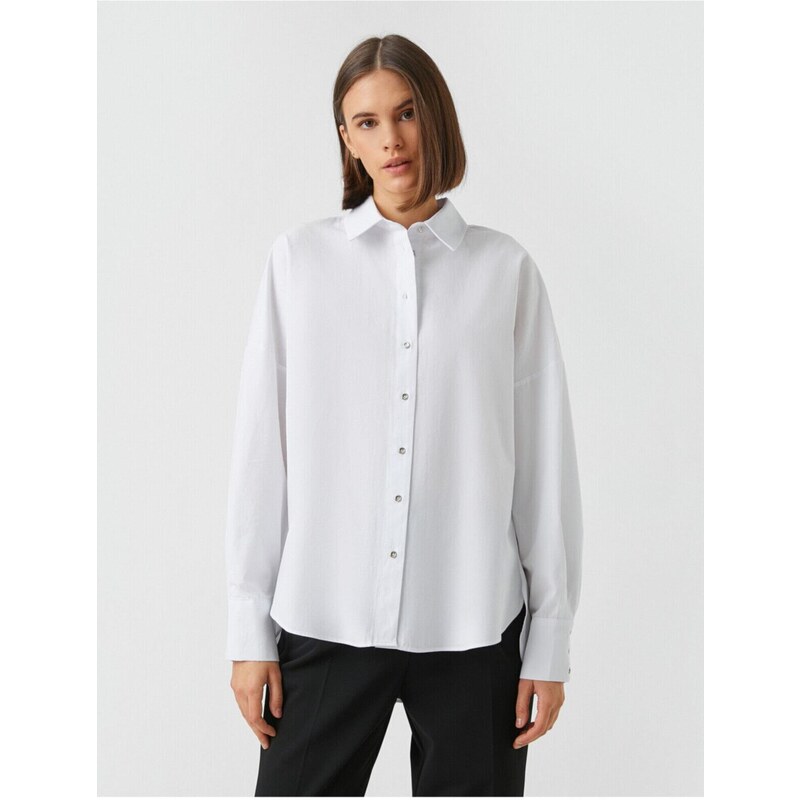 Koton Cotton Oversize Shirt