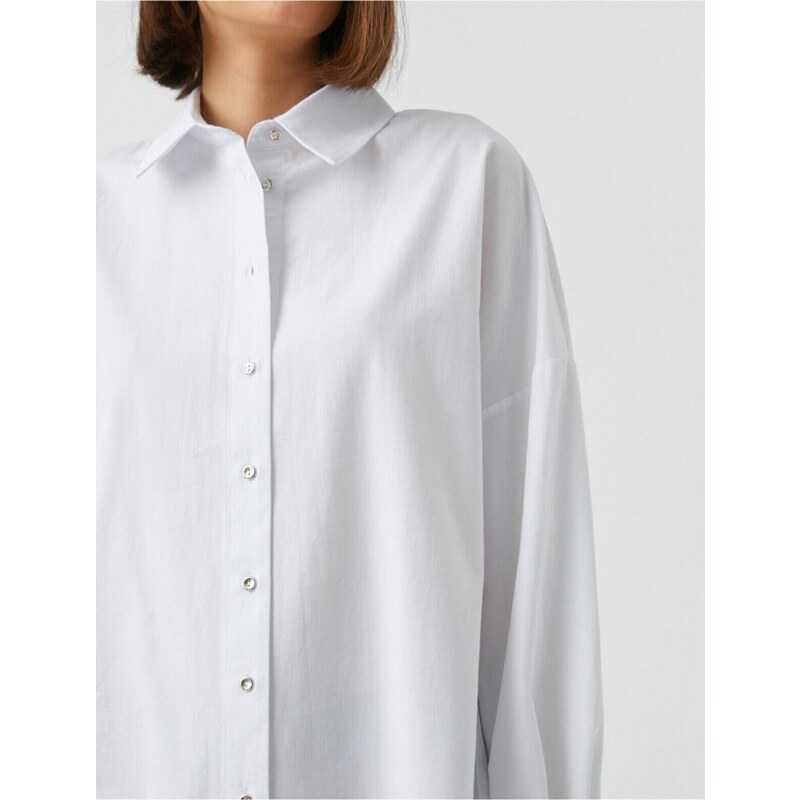 Koton Cotton Oversize Shirt