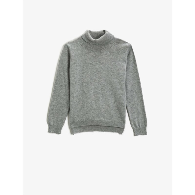 Koton Girls Gray Sweater