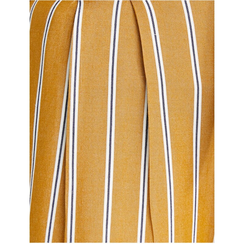 Koton Women's Yellow Striped Pants