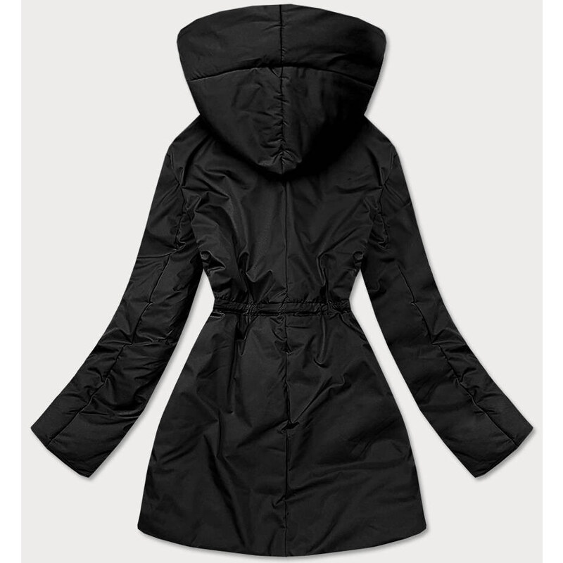 Ann Gissy Černá dámská bunda s kapucí (HO-22)