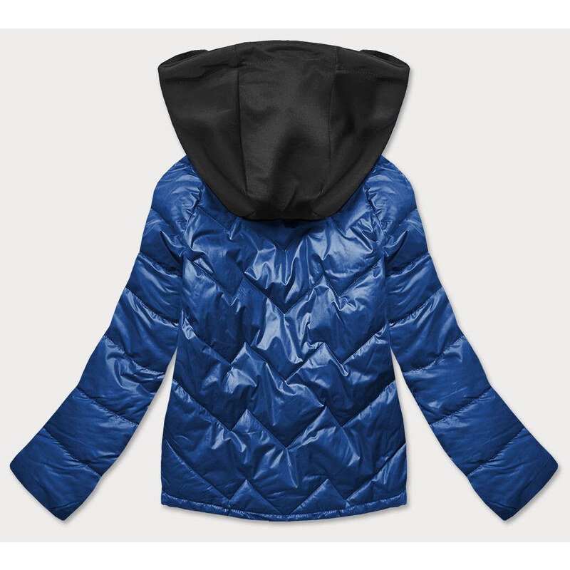 BH FOREVER Modro/černá dámská bunda s kapucí (BH2003)