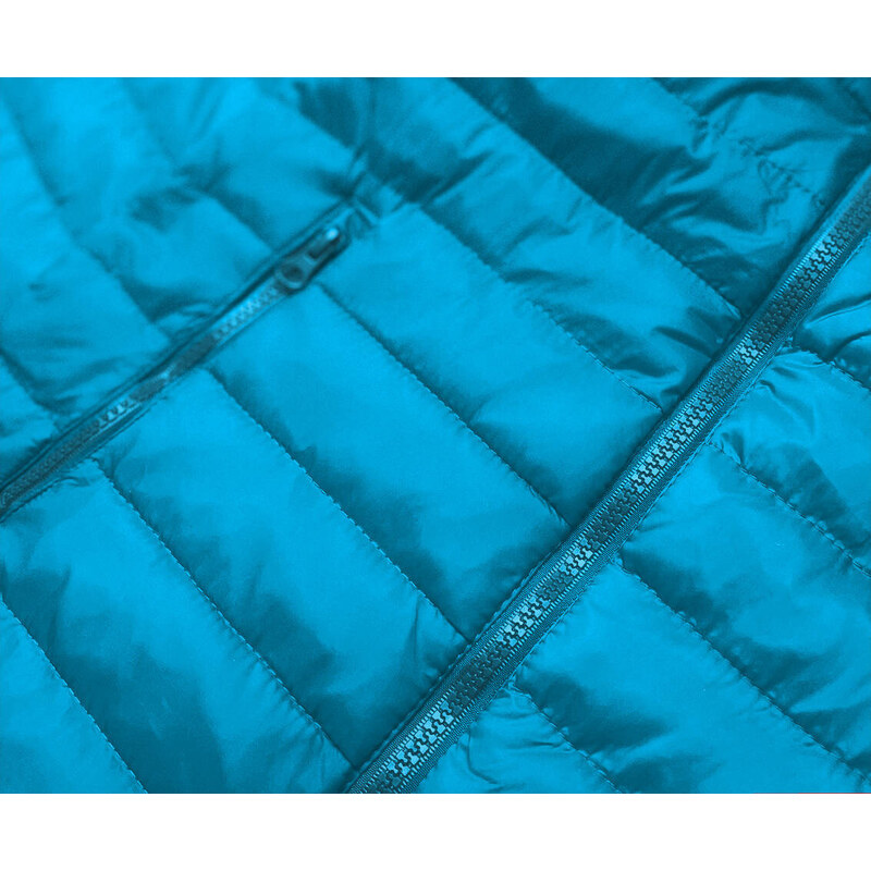 J.STYLE Světle modrá lehká dámská prošívaná bunda (20311-243)