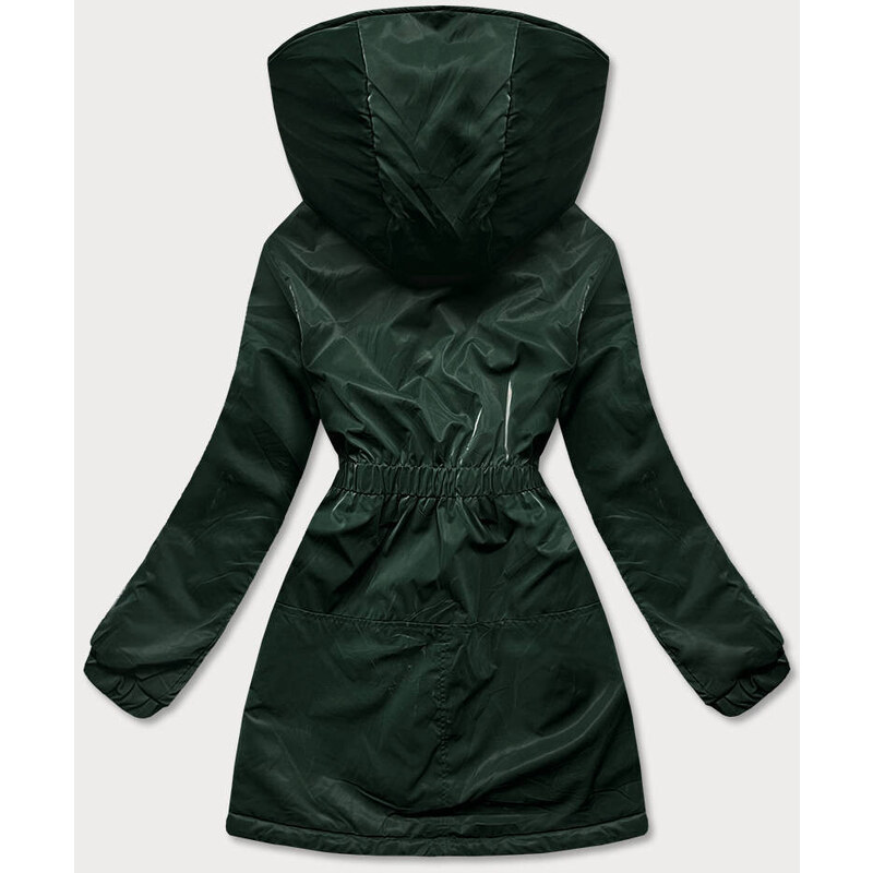 S'WEST Zelená dámská bunda s kapucí (B8105-10)