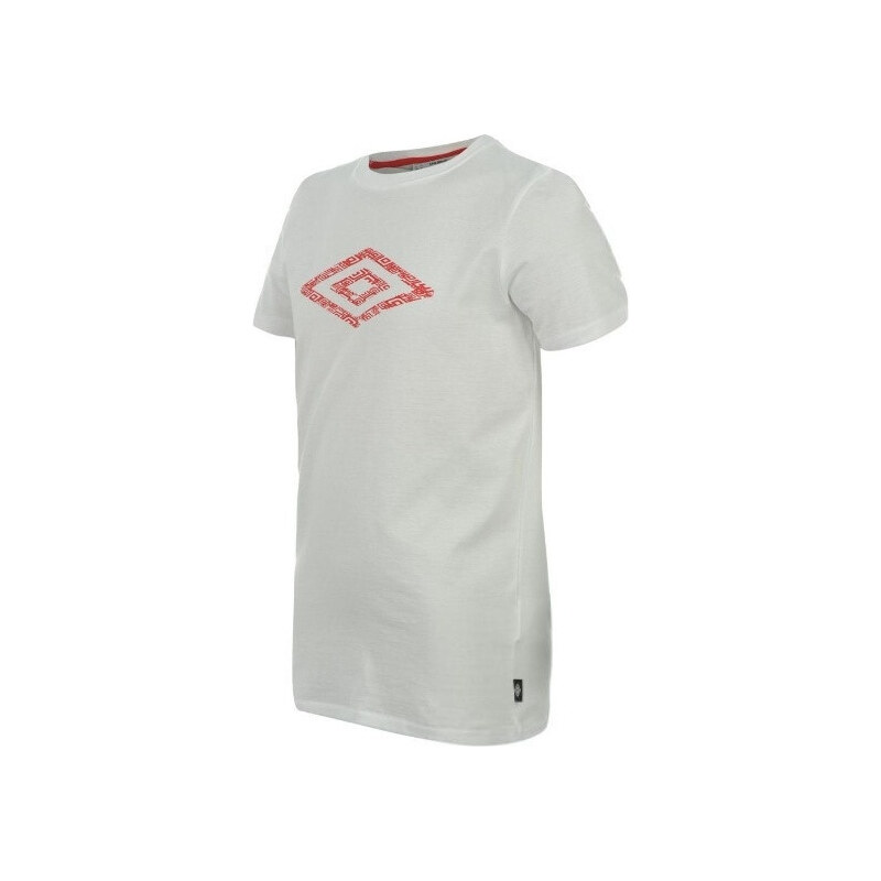Umbro Cotton Logo T Shirt Boys White - Bílá / 11-12 - Umbro