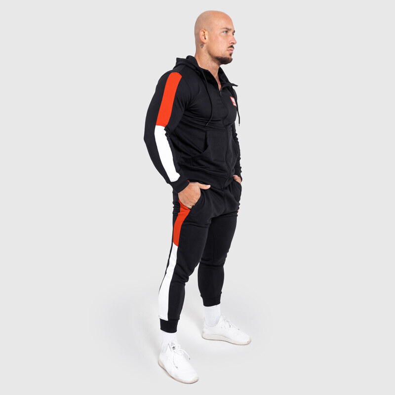 Jogger tepláky Iron Aesthetics Tricolora, černé