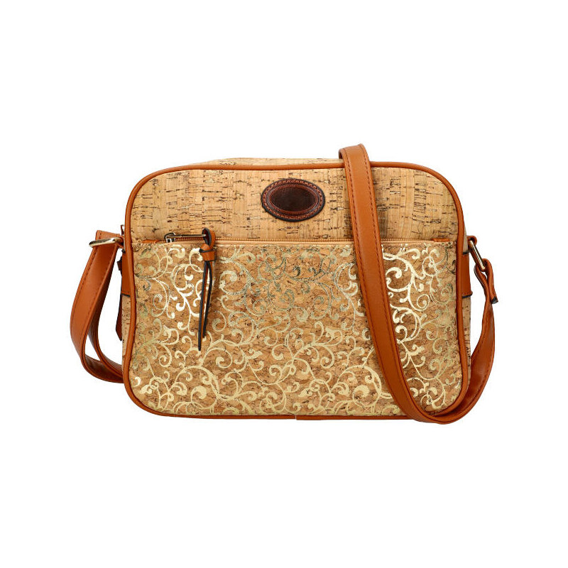 Beast Style Crossbody dámská kabelka v korkovém designu A2132