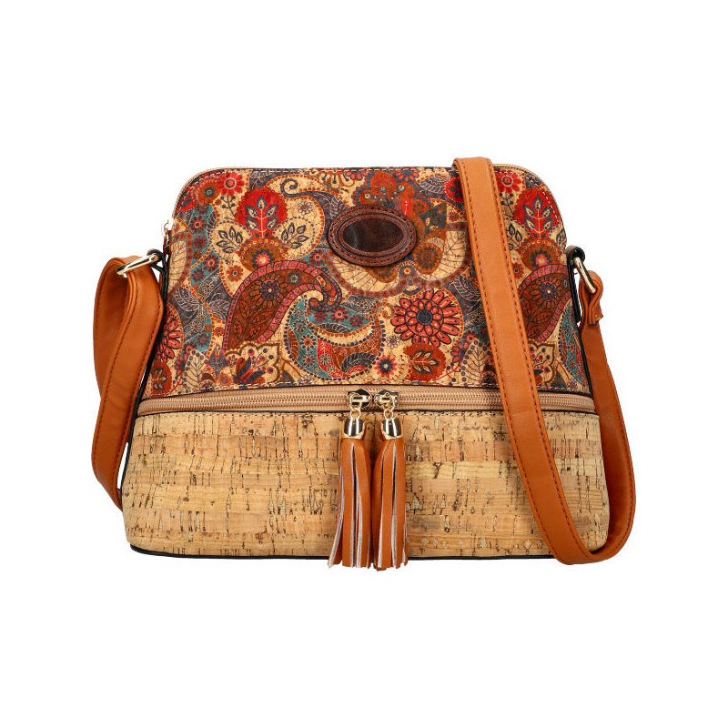 Beast Style Crossbody dámská kabelka v korkovém designu T8297 typ 2