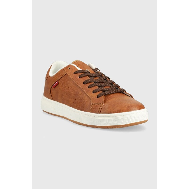 Sneakers boty Levi's Piper hnědá barva, D6573.0004