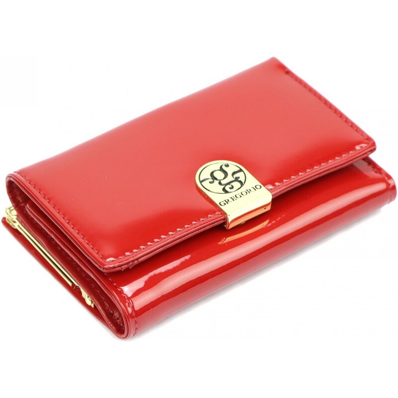 Dámská kožená peněženka červená - Gregorio Coridas červená