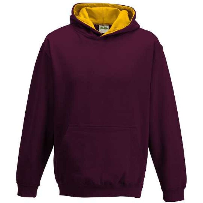 Just Hoods Dětská mikina s kontrastní kapucí Colorful –