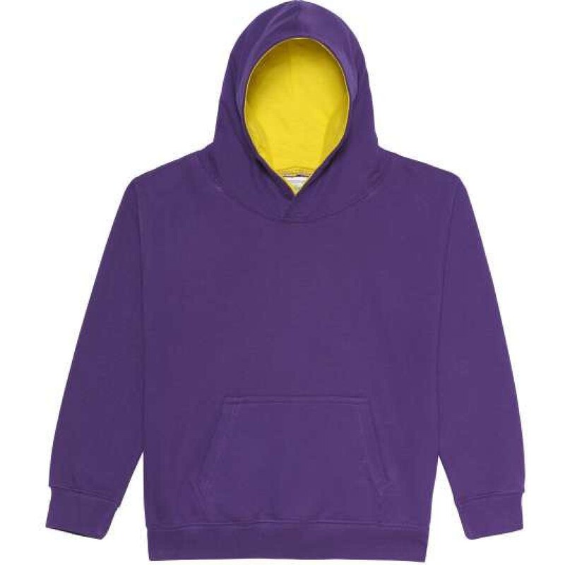 Just Hoods Dětská mikina s kontrastní kapucí Colorful –