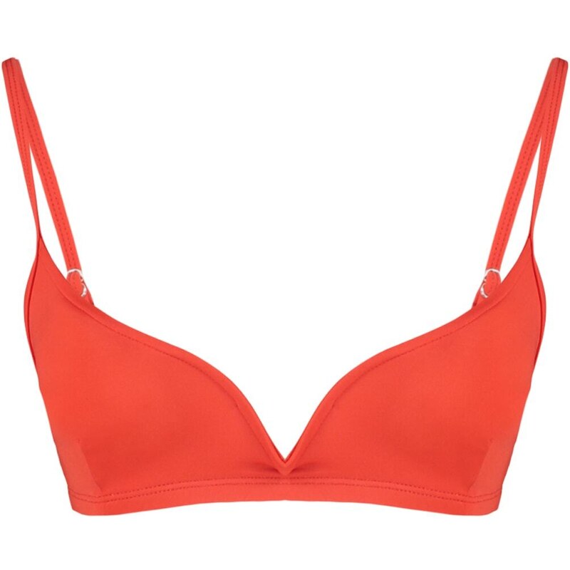 Trendyol Red Triangle V-Stringer Bikini Top