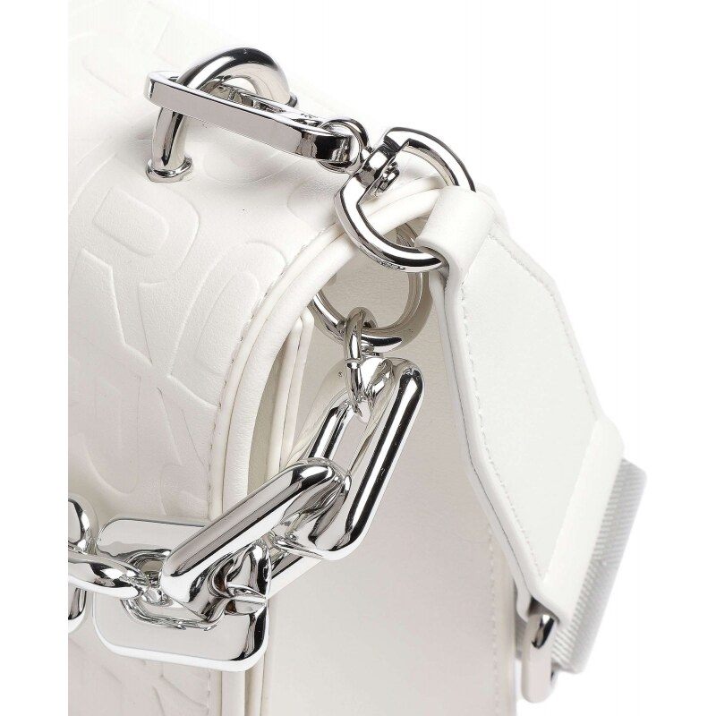 Replay crossbody kabelka umělá kůže logo bílá