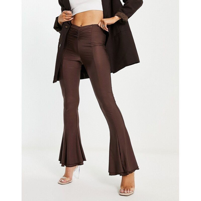 Annorlunda highshine disco flares in hot chocolate-Brown 76997705
