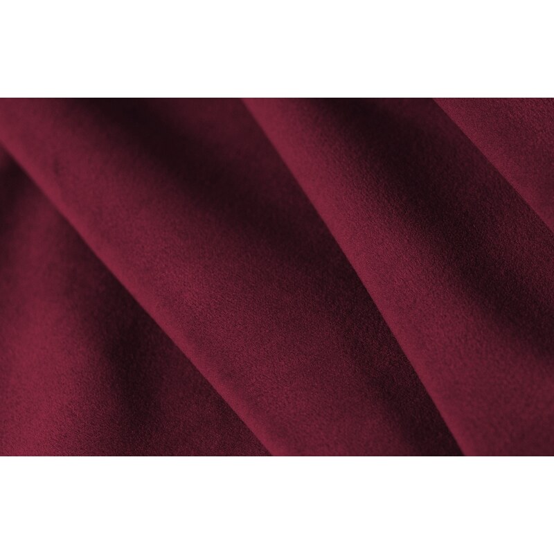 Červená sametová rohová pohovka Windsor & Co Dia 251 cm, levá