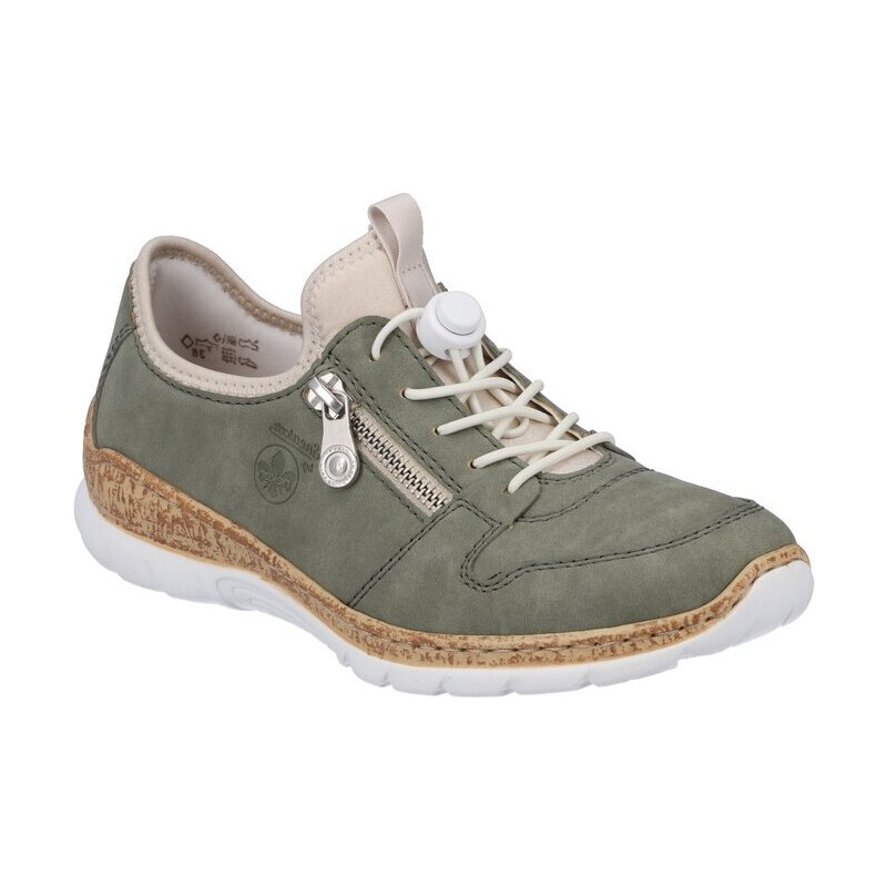 Sportovní vycházková obuv Rieker N42G0-52 zelená