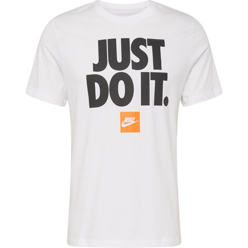 Nike Sportswear Tričko oranžová / černá / bílá