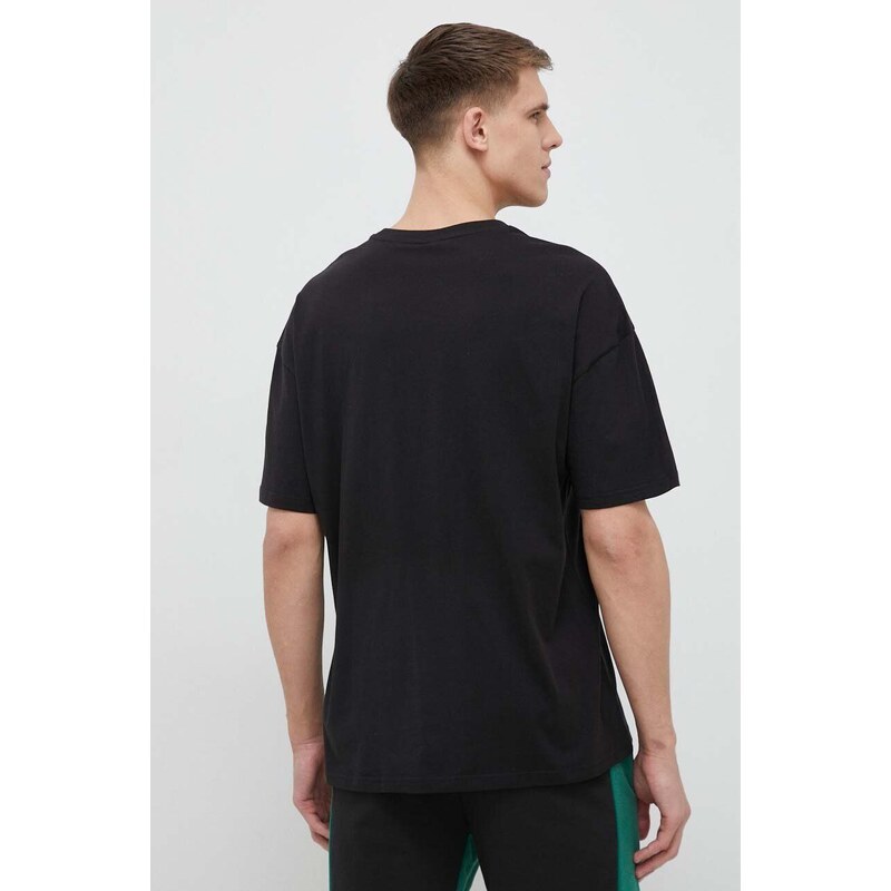 Bavlněné tričko Puma černá barva, 538070-88
