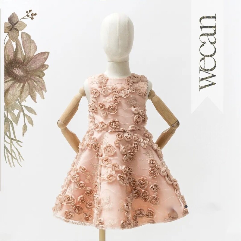 Princess Luxusní květinové šaty