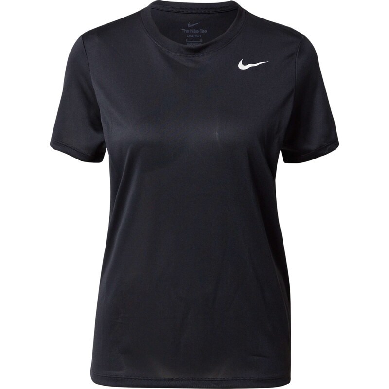 NIKE Funkční tričko černá / bílá