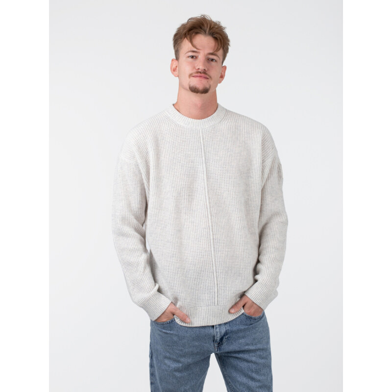 Calvin Klein pánský světle šedý svetr