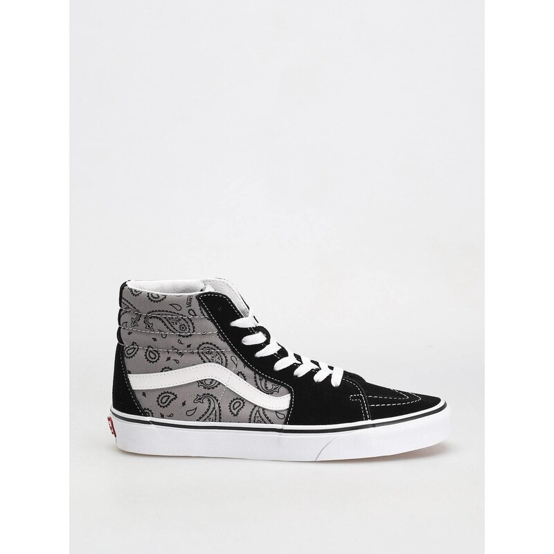 Vans Sk8 Hi (paisley gray/true white)černá