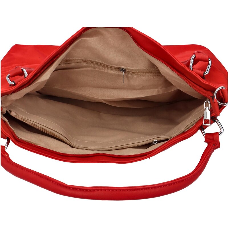 INT COMPANY Stylová dámská kombinovaná kabelka Shivali, červená