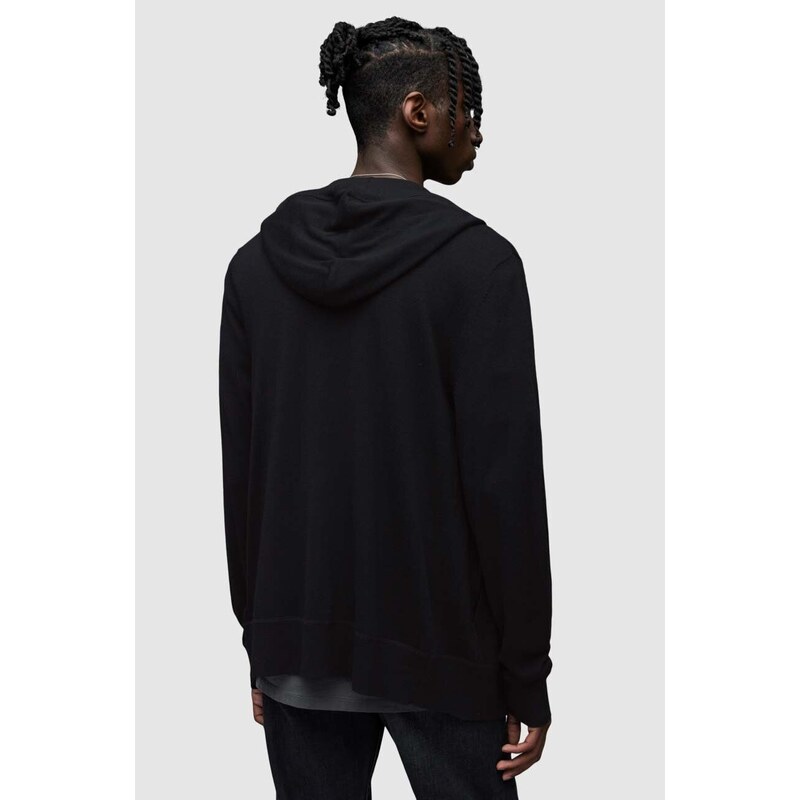 AllSaints - Mikina Mode Merino Zip Hood