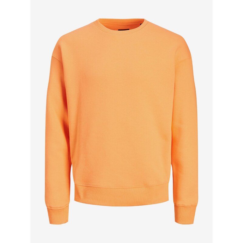 Oranžová pánská basic mikina Jack & Jones Star - Pánské