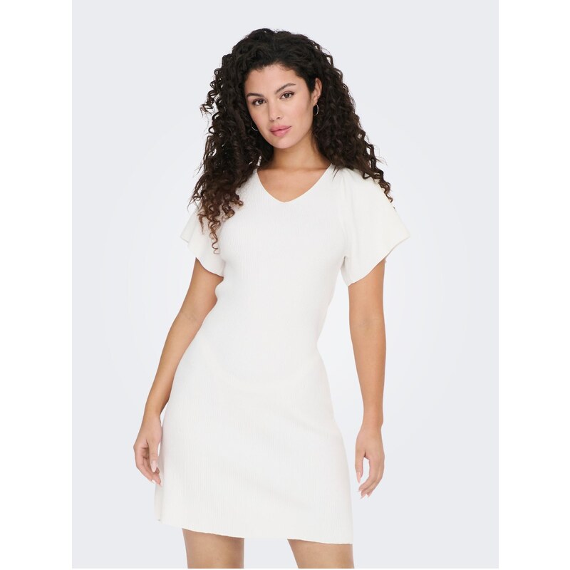 Bílé dámské šaty ONLY Leelo - Dámské