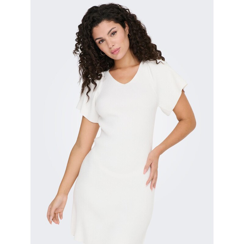 Bílé dámské šaty ONLY Leelo - Dámské