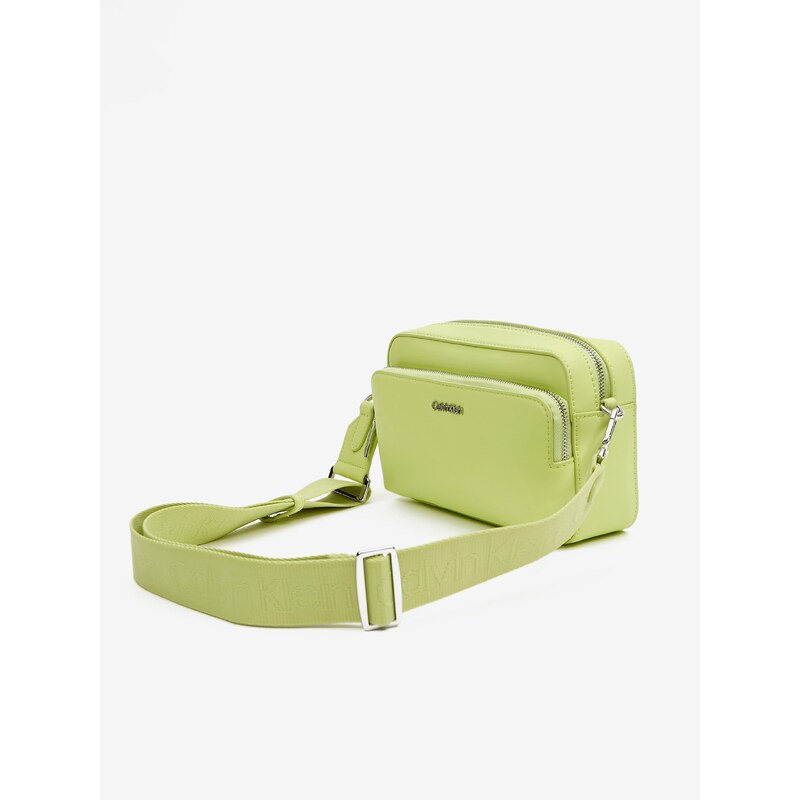 Světle zelená dámská crossbody kabelka Calvin Klein Must Camera Bag - Dámské