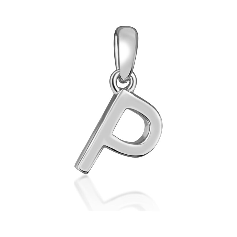 JVD Stříbrný přívěsek písmenko SVLP0948XH2000P