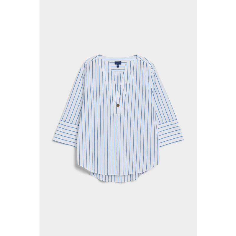 KOŠILE GANT RELAXED POPOVER STRIPED SHIRT bílá 34