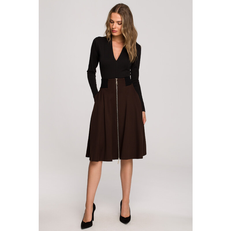 Stylove Sukně S315 Brown