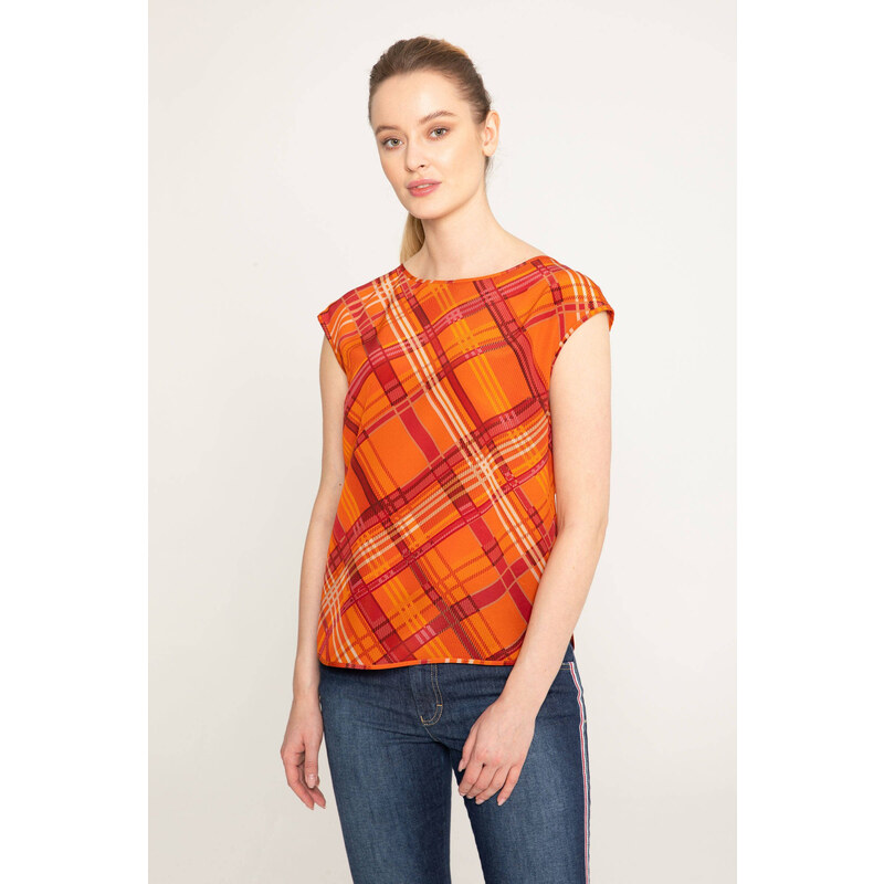 Deni Cler Milano Top W-Dc-0055-0P-H2-29-1 Orange