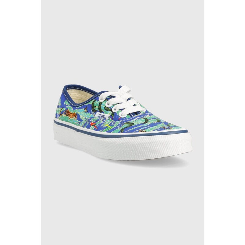 Struhadlo Vans UY Authentic WILD DKBLU zelená barva