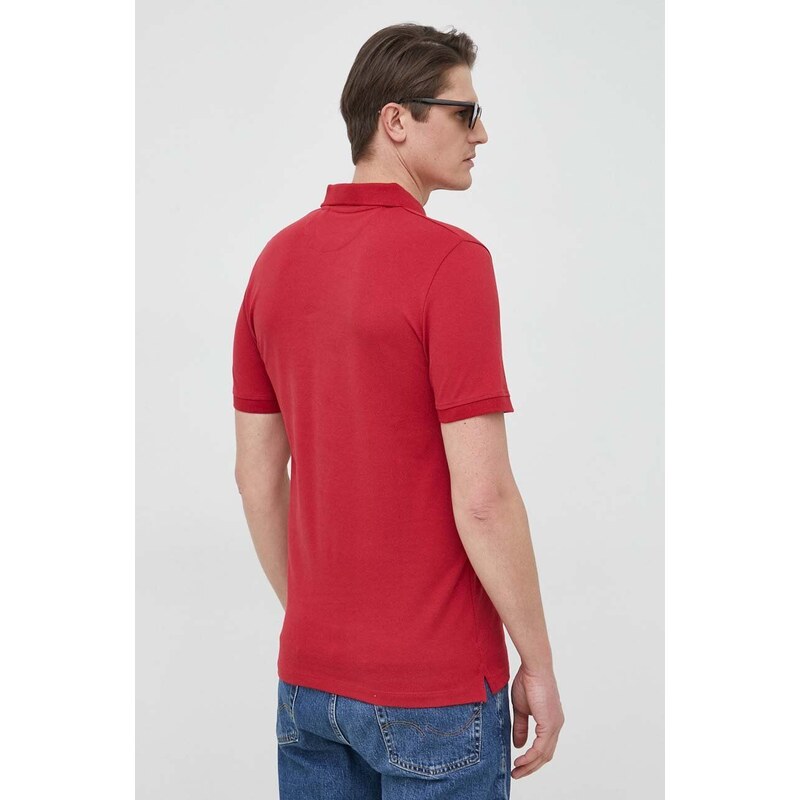 Polo tričko Guess červená barva
