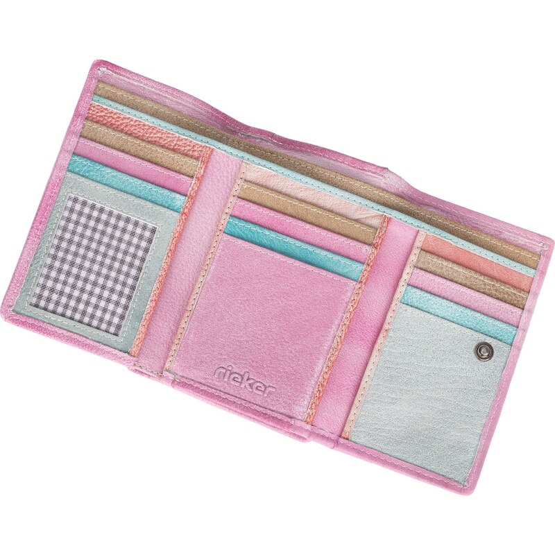 Dámská peněženka RIEKER W138 růžová/multi W2 růžová