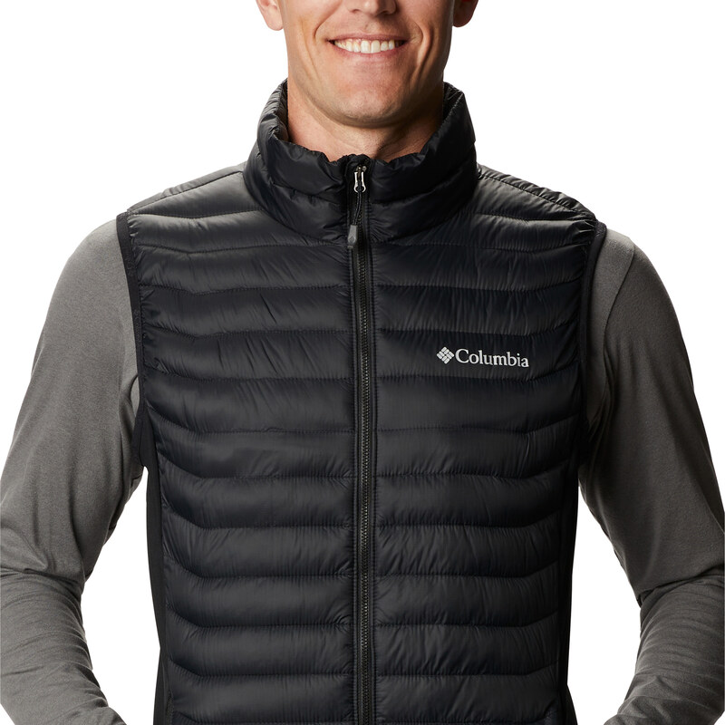 Pánská Prošívaná vesta COLUMBIA M POWDER PASS VEST 1842414010 – Černá