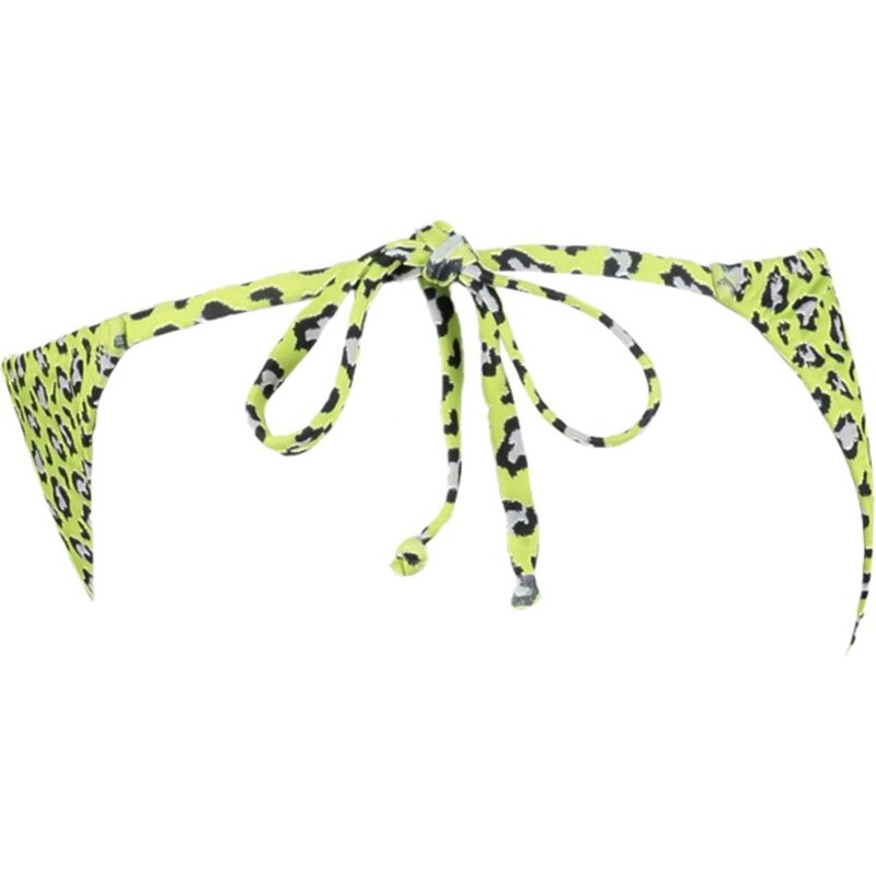 Trendyol Animal Patterned Tie-Up Regular Leg Bikini Bottom