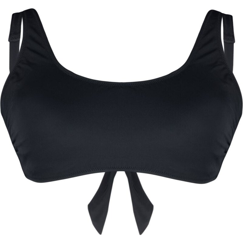 Trendyol Curve Black Square Neck Bralette Bikini Top