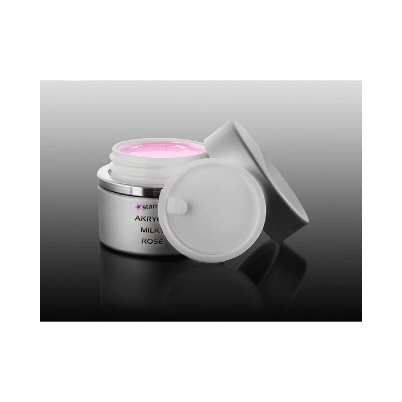 UV/LED Acrylgel Premium Milky Rose Tester, 5ml - stavební gel