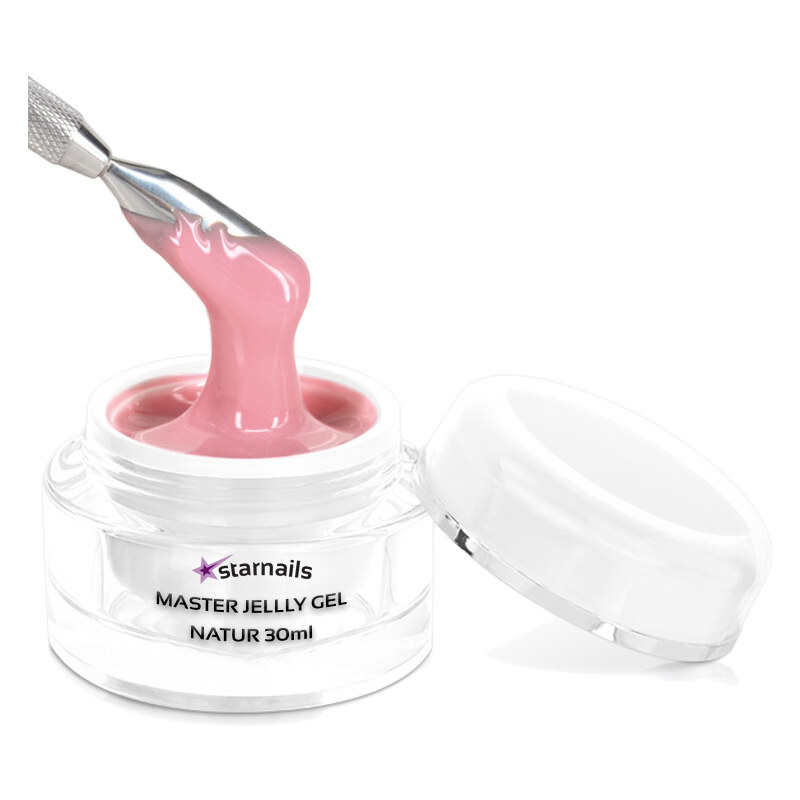 UV/LED Jelly Gel Master Natur, 30ml - želatinový stavební gel