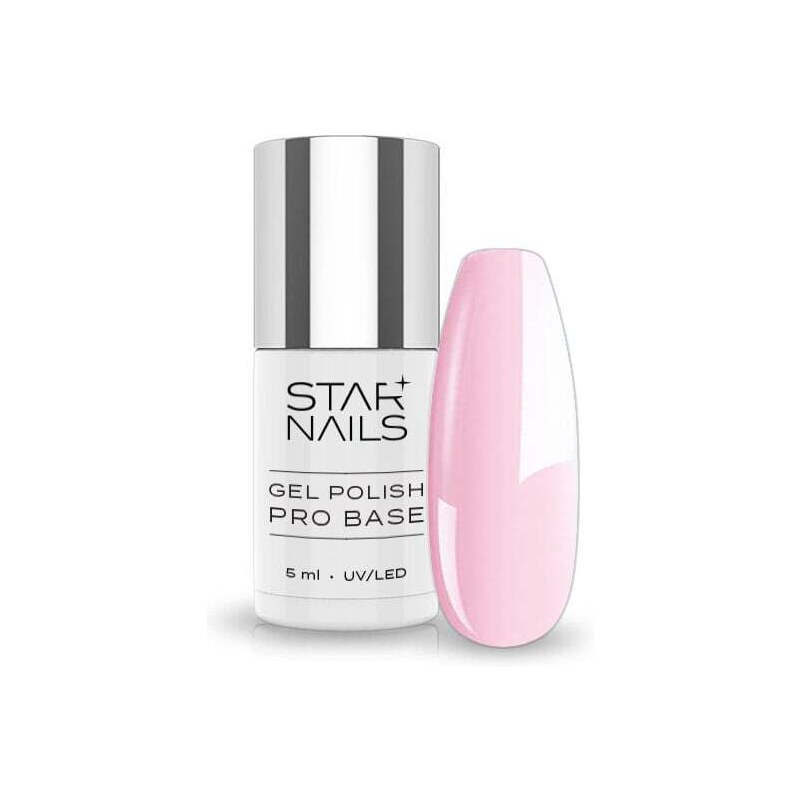 UV/LED Gel Polish Pro Base, 5ml - Protein 8v1 Baby Pink - proteinová podkladová báze