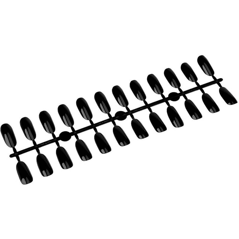 Tipy BLACK- tvar kulatý, černé prezentační tipy, 48 ks