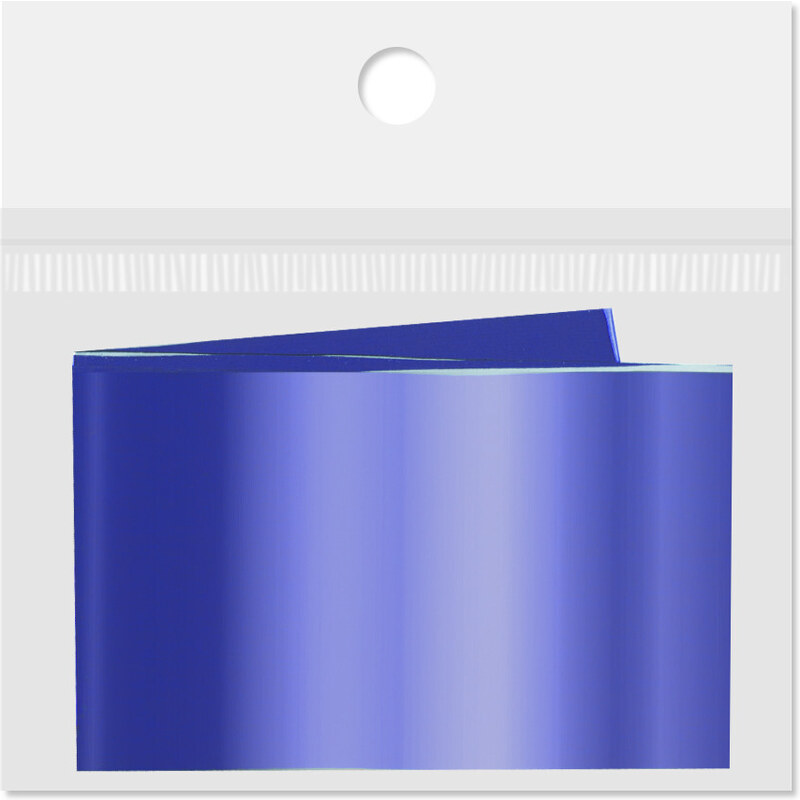 Zdobicí fólie na nehty - Blue Shine, 80cm