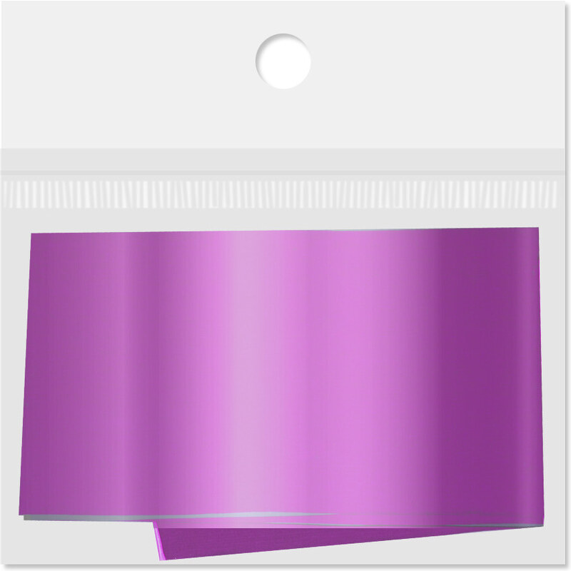 Zdobicí fólie na nehty - Purple Shine, 80cm